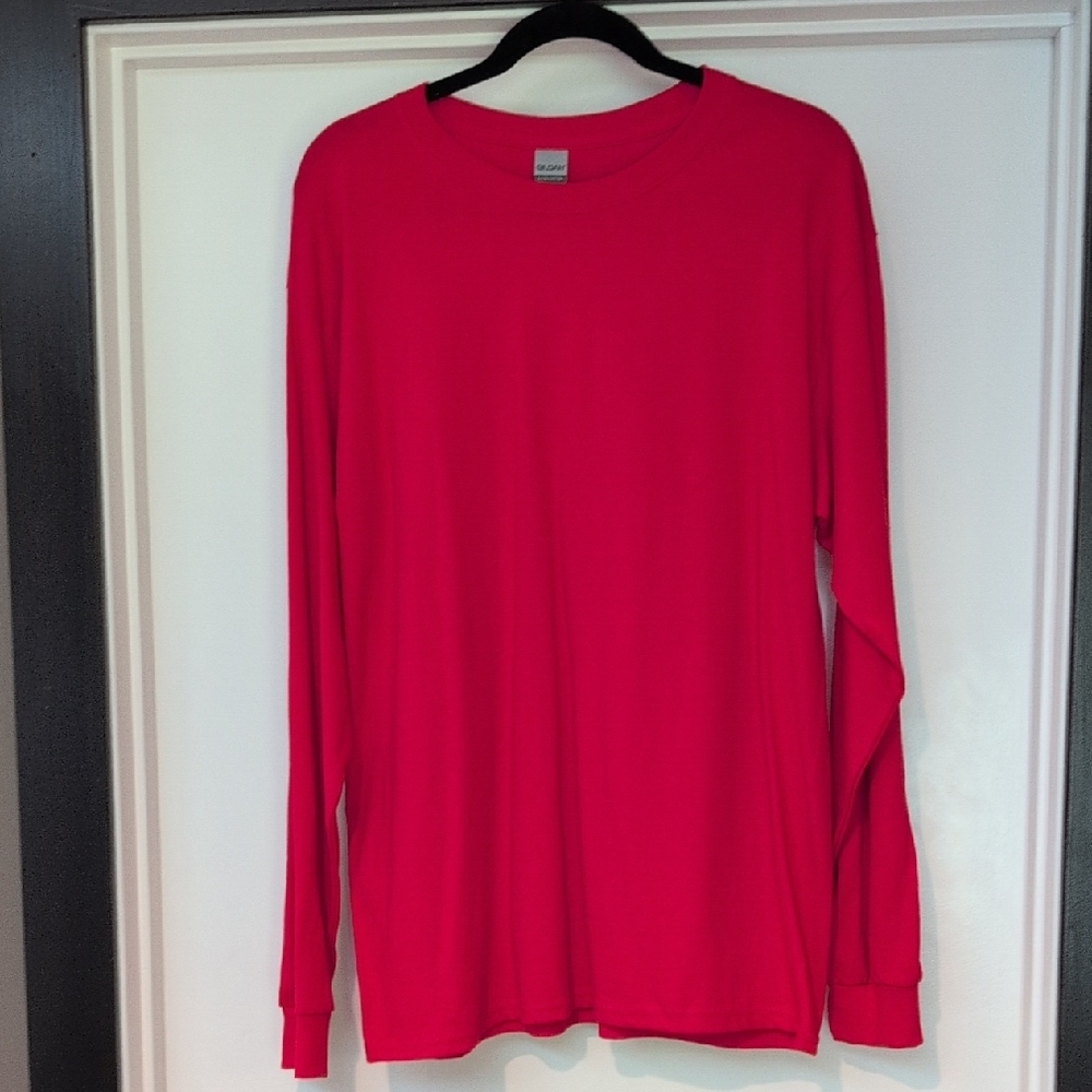 Gildan Ultra Cotton Bright Red Tee